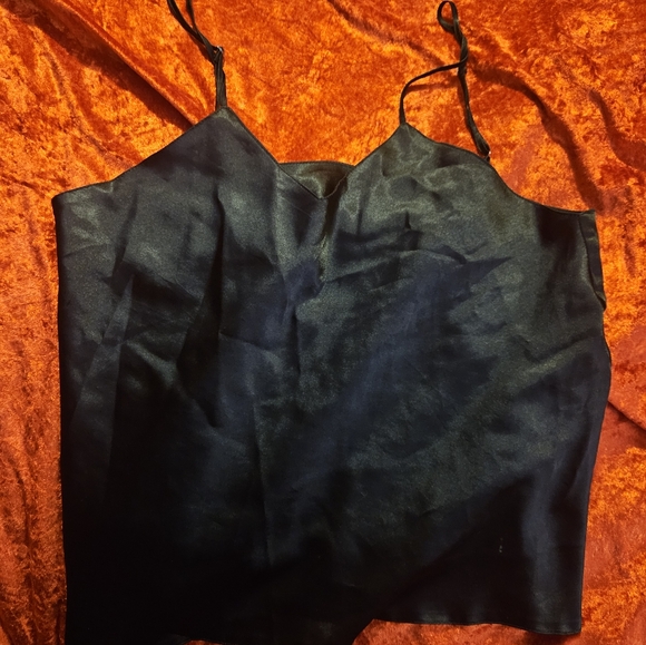 Silk satin camisole - size large - Picture 2 of 4
